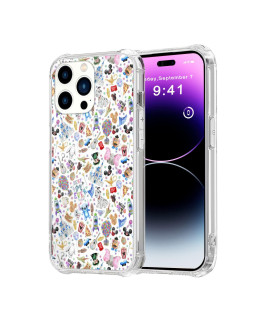 BVHFYDU Designed for iPhone 14 Pro Max case Phone case cute cartoon Slim Soft TPU crystal clear Shockproof Protective Bumper Phone case for iPhone 14 Pro Max 67 inch - crystal clear