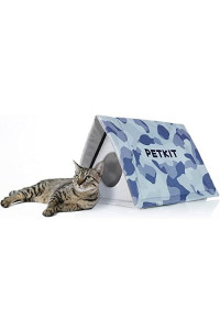 PETKIT Shelter Dome Max Pet Tent Bed for Cats/Dogs, Outdoor Waterproof Cats Sleeping Tent Cave, Courtyard Cat Puppy House Rainproof