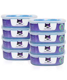 cat Litter Refills compatible with Litter genie and Pet genie Pail (8 Pack)