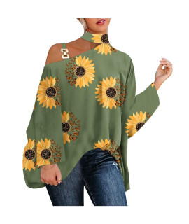 Womens cold Shoulder Tops 2022 Fall Fashion Long Sleeve Shirt Mock Neck cute Tee Dressy Trendy Off Shoulder Blouses Pullover