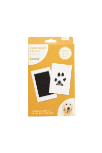 Pearhead Pet Clean-Touch Ink Pad, Medium/Large, Black Ink Pad for Cats or Dogs, Pet Owner, Pet Owner Must Have Item, Pet Memory Keepsake, for Medium to Large Pets