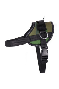Bark Appeal Dog Harness, No-Pull Pet Harness, Adjustable & Reflective, Soft-Padded No-Choke Vest Harness with Easy Control Handle & 3 Leash Clips, Easy On, Easy Off Technology - Small to Large Dogs