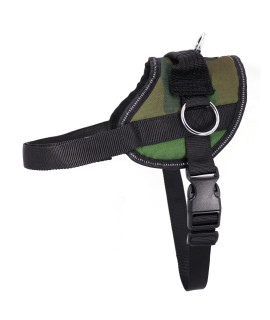 Bark Appeal Dog Harness, No-Pull Pet Harness, Adjustable & Reflective, Soft-Padded No-Choke Vest Harness with Easy Control Handle & 3 Leash Clips, Easy On, Easy Off Technology - Small to Large Dogs