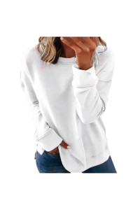 Womens causal Loose crewneck Sweatshirt Plus Size 2067 Fall Fashion Long Sleeve Striped Pullover Tops Trendy coat