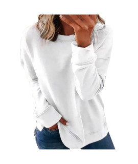 Womens causal Loose crewneck Sweatshirt Plus Size 2067 Fall Fashion Long Sleeve Striped Pullover Tops Trendy coat