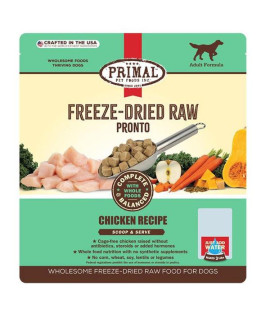Primal Dog Freeze-Dried Pronto Chicken 7oz.