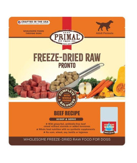 Primal Dog Freeze-Dried Pronto Beef 7oz.