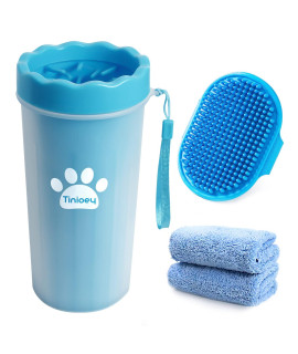 Tinioey Dog Paw Cleaner Large Breed, Paw Washer for Large Dogs, Dog Foot Washer Pet Paw Cleaner Paw Buddy Paw Scrubber Paw Plunger
