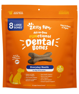 Zesty Paws Dental Bones Large, 1ct Sample