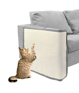 Cat Scratch Furniture Protector with Natural Sisal for Protecting Couch Sofa Chair Furniture