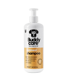 Oatmeal Dog Shampoo by Buddycare Shampoo for Dogs with Irritated Skin Relieving and Rehydrating with Aloe Vera and Pro Vitamin B5 (1690oz)