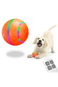 Belobill Interactive Dog Ball Toys with Remote Control, Wicked Ball, Durable Motion Activated Automatic Rolling Ball Toys, Jumping Activation Ball for Puppy/Small/Medium Dogs, USB Rechargeable