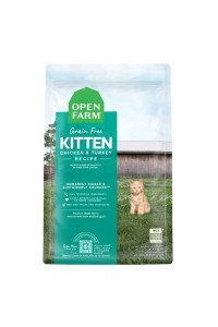 Open Farm Grain Free Kitten Recipe, Chicken & Turkey, 2 lb
