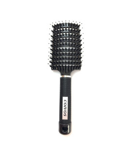 Detangling Brush and Boar Bristle Hair Brush for Women Man and child,coivos curly Vented&Detangler Hairbrush can Add Shine and Smoothing Hair (Black)