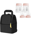 NcVI Breastmilk cooler Bag and 2 Baby Bottles