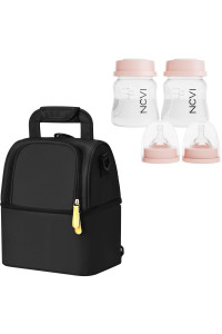 NcVI Breastmilk cooler Bag and 2 Baby Bottles