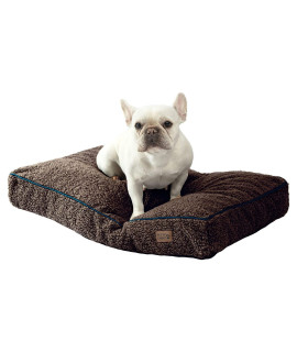 pettycare 35 Inch Waterproof Dog Beds for Medium Large Dogs with Removable Washable cover,Orthopedic Thick Memory Foam Sherpa,comfy Flat Dog crate Pad for cage,Portable Kennel Mat Dog Pillow