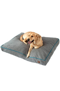 pettycare Washable Dog Beds for Extra Large Dogs with Waterproof Liner, Shredded Memory Foam XL Dog crate Bed with Removable cover, Fit Up to 90 LBs Pet Mat Pillow