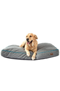 pettycare 44 Inch Washable Dog Beds for Extra Large Dogs with Waterproof Liner, Shredded Memory Foam XXL Dog crate Bed with Removable cover, Fit Up to 110 LBs Pet Mat Pillow