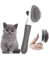 cat grooming Brush cat Shedding Brush - cat Brush For short Haired cats, cat Brushes For Long Haired cats, cat Hair Brush, cat Fur Brush, cat comb for Puppy Massage Removes Mats,Tangles and Loose Fur