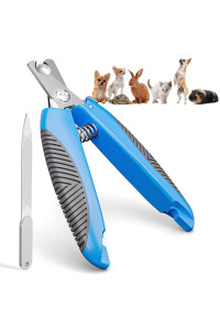 Dog Nails clippers & Trimmer for Effortless cat claw Trimming - Safety guard, Ergonomic Non-Slip Handles, Stainless Steel Blades, Free Nail File - Professional Pet grooming Tool for Precise cutting
