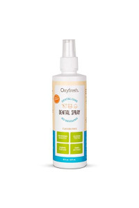 Oxyfresh Advanced Pet Dental Spray - Instant Pet Fresh Breath: Easiest No Brushing Pet Dental Solution for Dogs and Cats - Best Way to Fight Pet Plaque, Keep Teeth & Gums Healthy. 8oz.