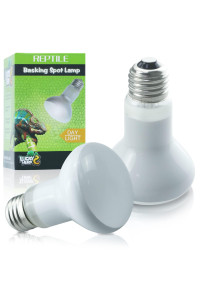 LUCKY HERP 2 Pack 50W Reptile Heat Lamp Bulb (2nd Gen), Amphibian Basking Light Bulb, Reptile Daylight Bulb for Turtle, Bearded Dragon, Lizard Heating Use