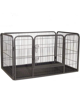 Doggy Style Heavy Duty Whelping Pen with Abs Tray Puppy Play Pen Puppies cage crate cartes cages Dog Training Playpen for Dogs and Puppies (X-Large)