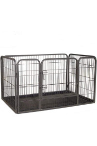 Doggy Style Heavy Duty Whelping Pen with Abs Tray Puppy Play Pen Puppies cage crate cartes cages Dog Training Playpen for Dogs and Puppies (Small)