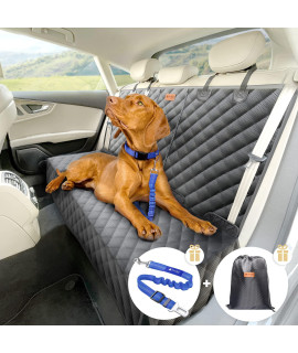 PETPROVED Dog Car Seat Cover for Back Seat Rear Car Seat Covers for Dogs Waterproof Dog Seat Covers for Cars Protector Backseat Dog Cover for Car Protector for Dogs