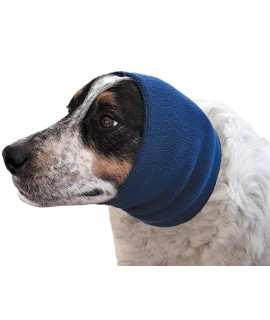 Happy Hoodie The Original Calming Band for Dogs & Cats - for Anxiety Relief & Calming Dogs - Noise Canceling for Dogs - The Force Drying & Grooming Miracle Tool Since 2008 (Large, Blue)