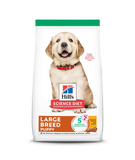 Hill's Science Diet Puppy Large Breed Chicken Meal & Brown Rice Recipe Dry Dog Food, 27.5 lb. Bag