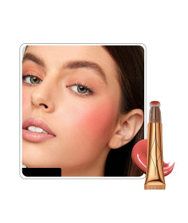 contour Beauty Wand, Liquid Face concealer contouring Highlighter Blusher Stick with cushion Applicator, Long Lasting Smooth Natural Matte Finish, Smooth cream Matte Liquid Stick (03-Blush)
