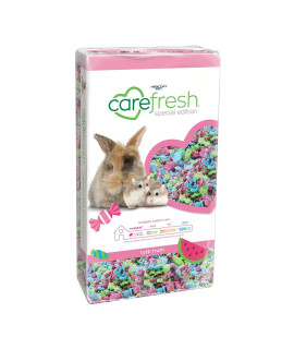 carefresh 99% Dust-Free Tutti Frutti Natural Paper Small Pet Bedding with Odor Control, 10 L