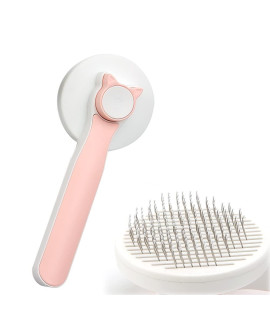 Marchul Cat Grooming Brush, Self Cleaning Slicker Brushes for Cats, Shedding Brush for Long Haired & Short Haired Cat, Kitten Fur Brush for Removes Loose Undercoat