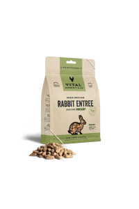 Vital Essentials Freeze Dried Raw Dog Food, Rabbit Mini Nibs Entree, 5.5 oz