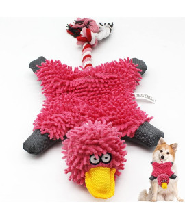 Squeaky Dog Toys for Boredom, No Stuffed Soft Dog Toys Duck Plush Dog Toys for Small Medium Large Dogs
