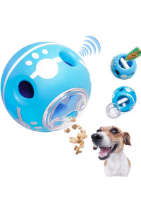 CREDIT 5 STAR Interactive Dog Treat Toys, Wobble Wiggle Giggle Ball Dog Toy for Medium Dogs, Food Dispenser Make Noise Fun Puzzle IQ Train for Dogs Favorite Gift (1-D, 5.55)
