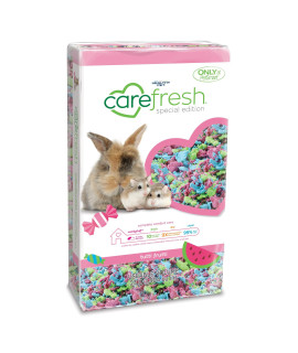 carefresh 99% Dust-Free Tutti Frutti Natural Paper Small Pet Bedding with Odor Control, 23 L