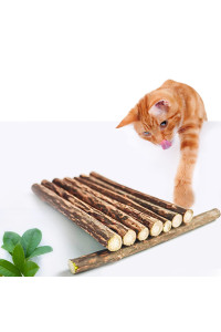 Luystoka 20PCS Silvervine Sticks, Silver Vine Cat Chew Toys, Matatabi Kitty Chew Sticks, Silvervine KittenTeething Toys for Aggressive Chewers, Silver Vine for Cats Kitten