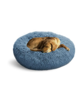 Whiskers & Friends Dog Beds for Medium Dogs, Dog Beds for Small Dogs, Dog Beds & Furniture, Calming Dog Bed, Fluffy Dog Bed, Orthopedic Dog Bed, Donut Dog Bed - Up to 45 Lbs - Washable Dog Bed