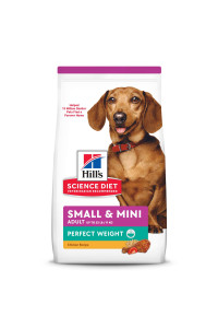 Hill's Science Diet Adult Perfect Weight Small & Mini Chicken Recipe Dry Dog Food, 12.5 lb. Bag