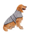 HDE Dog Raincoat Hooded Slicker Poncho for Small to X-Large Dogs and Puppies Snow Leopard - L