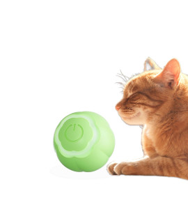 Found Notice Smart Moving Cat Toy Ball, Sports for Indoor Cats Activate Hunting Instincts, Interactive Balls,Indoor Kitten Birthday Gift,Built-in LED Color Light