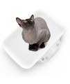 cat Scale for Newborn Puppy, Digital Pet Scale with 30cm Length Marking for Measuring Pets Length, 15kg (A1 g) (Plastic)