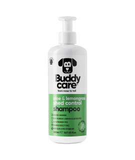 Shed control Dog Shampoo by Buddycare Aloe & Lemongrass Scented with Aloe Vera and Pro Vitamin B5 (1690oz)