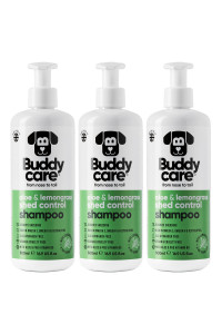 Shed control Dog Shampoo by Buddycare Aloe & Lemongrass Scented with Aloe Vera and Pro Vitamin B5 (5072oz)