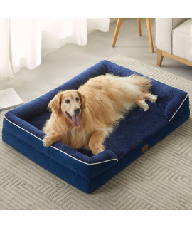 WNPETHOME Orthopedic Dog Bed for Extra Large Dogs - XL Waterproof Dog Bed, Bolster Dog Sofa Be Waterproof Dog Couch for Pet Sleeping, Pet Bed for Large Dogs