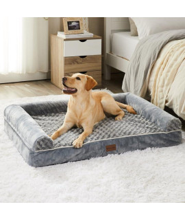 BFPETHOME XXL Dog Bed, Waterproof Orthopedic Dog Beds for Extra Large Dogs, Jumber Dog Bed with Washble Cover & Non-Skid Bottom, Dog Couch Bed for Pet Sleeping, Pet Bed for Large Dogs
