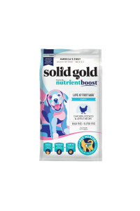 Solid Gold Dry Puppy Food w/Nutrientboost - Made with Real Chicken & Nutritious Superfoods - Love at First Bark Grain Free Puppy Dry Food for Healthy Growth, Energy and Gut Wellness - 3.75 LB Bag